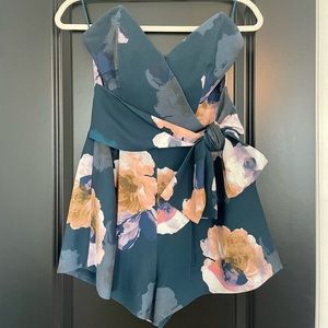 Keepsake the Label Navy Floral Romper